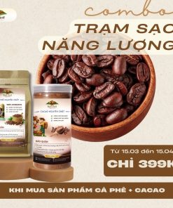 [Combo Trạm sạc năng lượng] sáng cà phê - tối cacao Redsoilhighland - Khởi đầu tỉnh táo, kết ngày dịu êm
